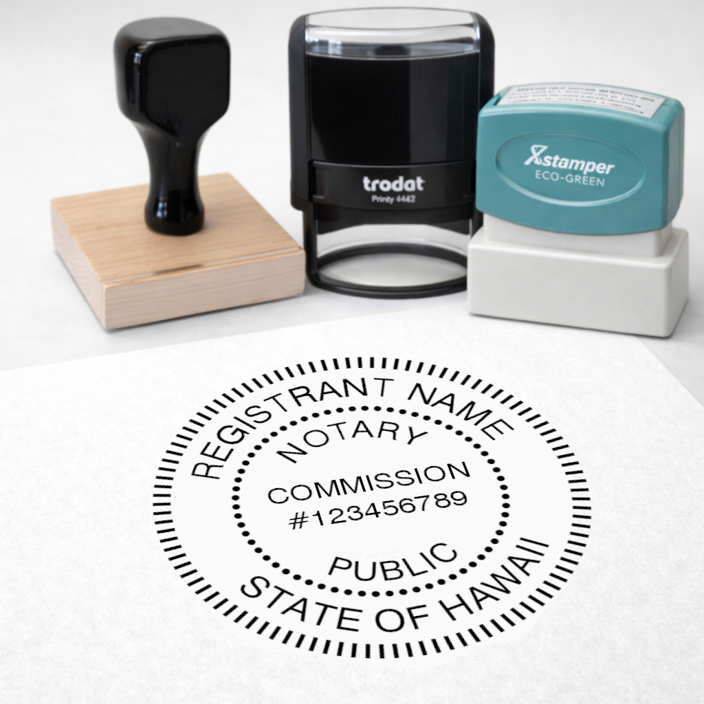 Hawaii Notary Stamps