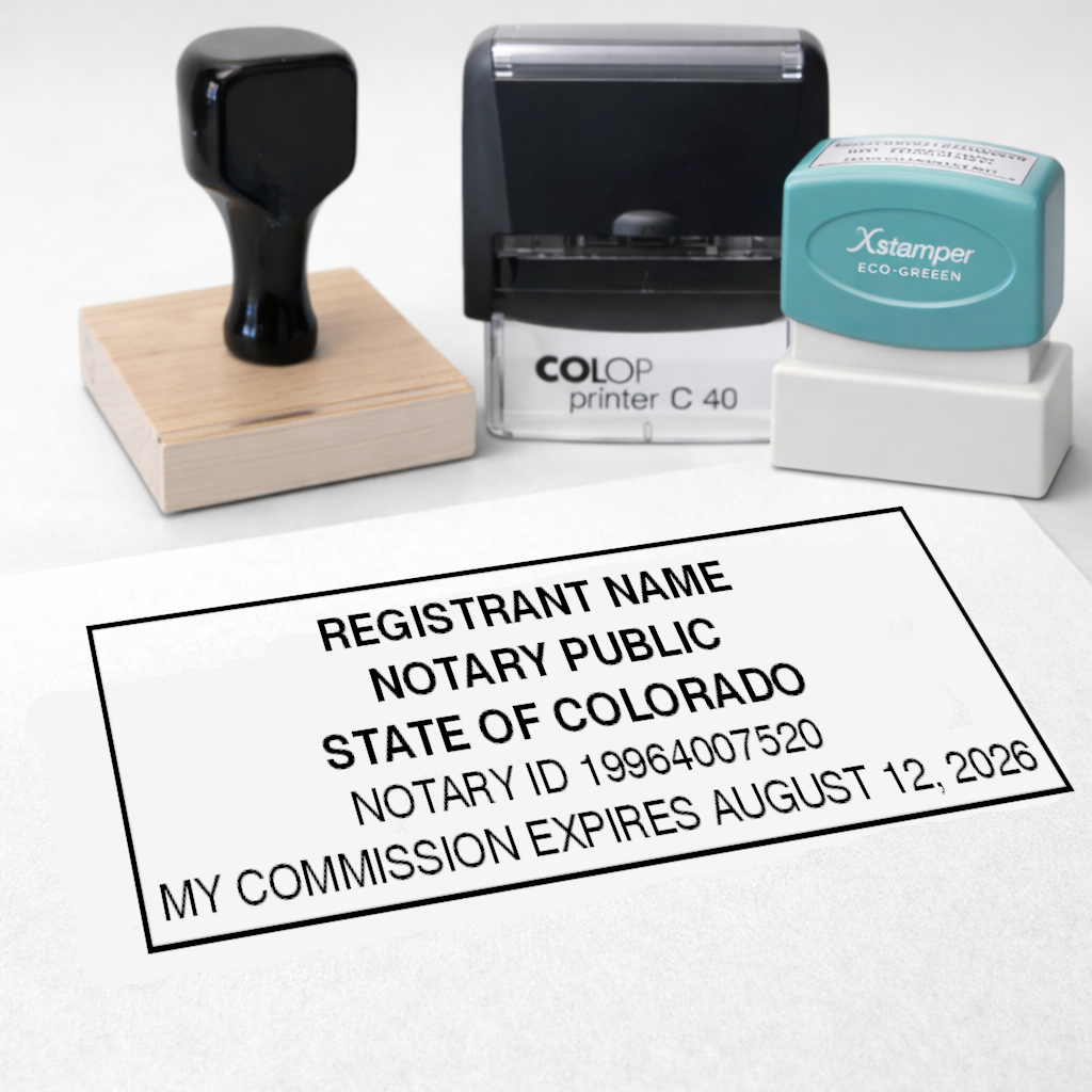 Colorado Notary Stamp