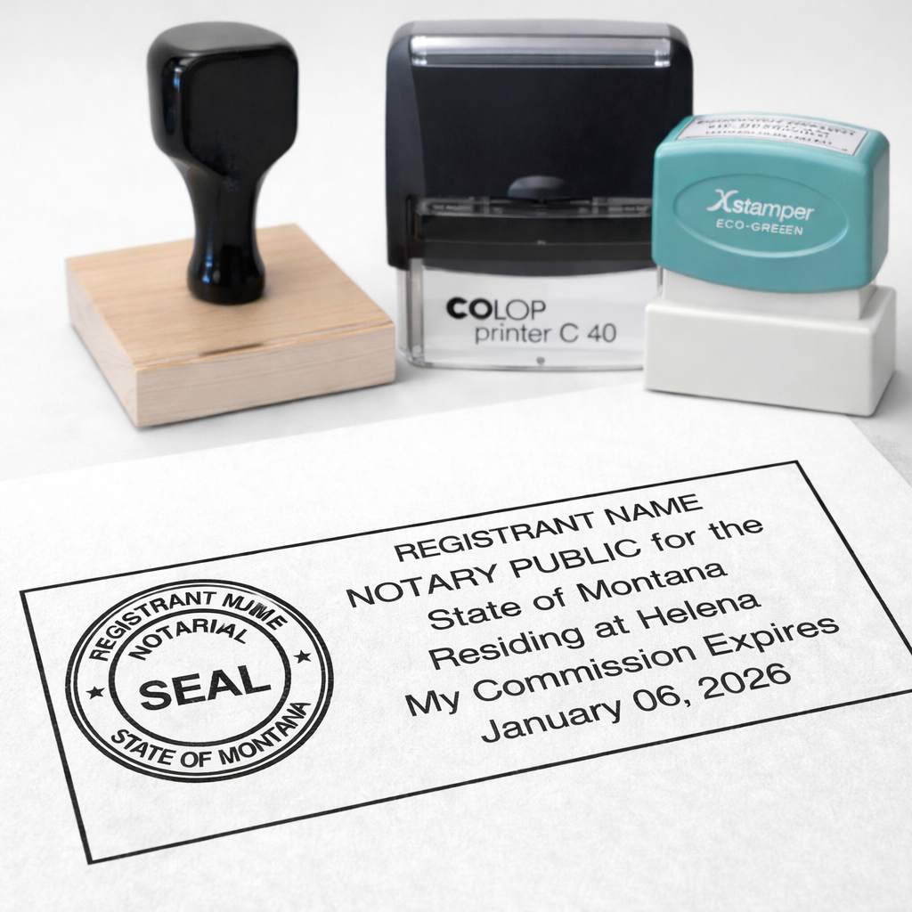Montana Notary Stamps