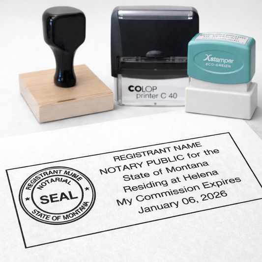 Montana Notary Stamps