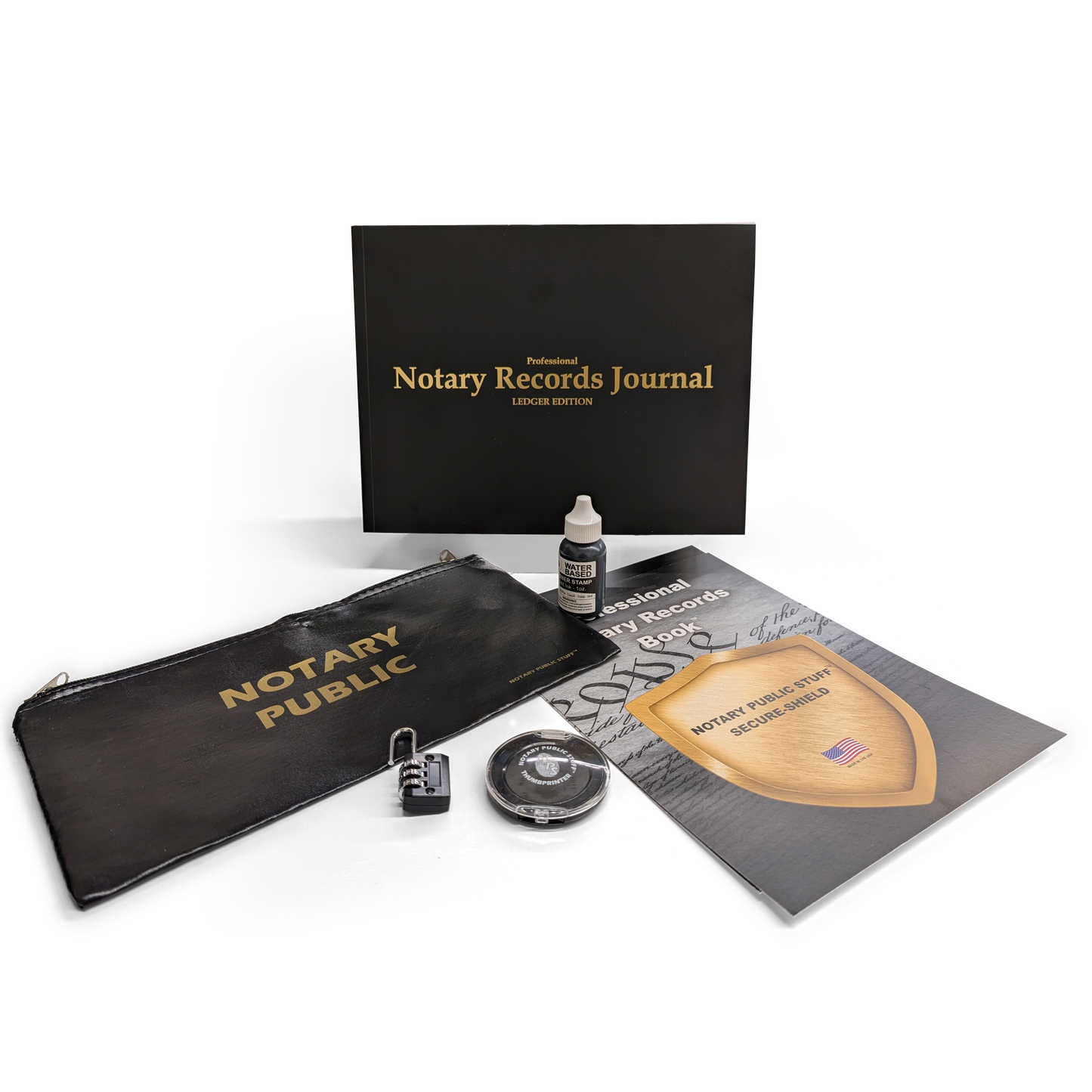 Notary Intermediate Kit with Stamp, Journal, and Accessories