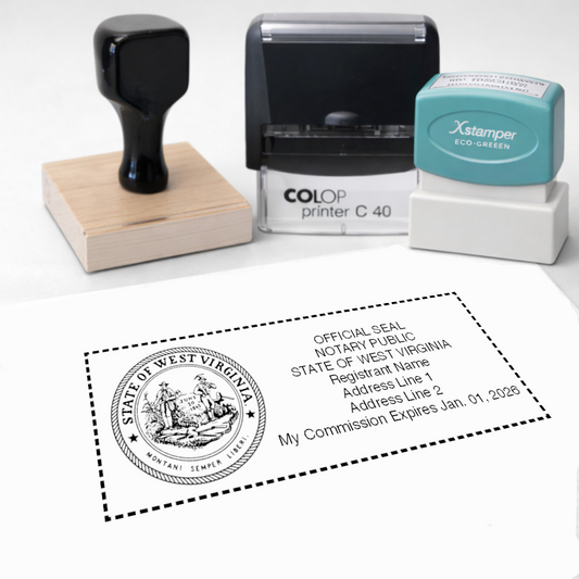 West Virginia Notary Stamps